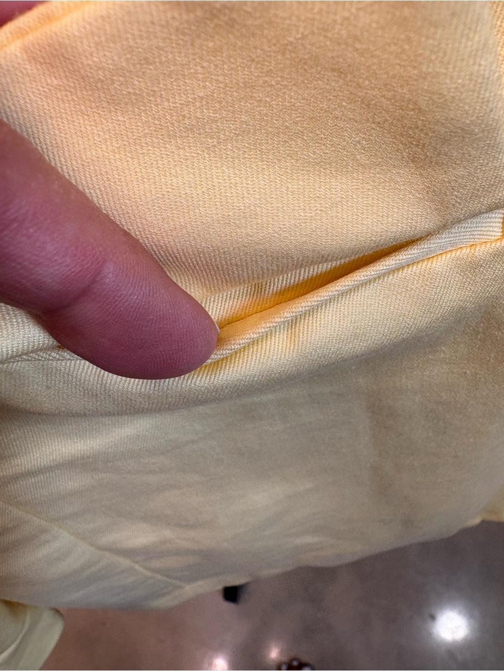 Banana Republic Oversized Pale Yellow Linen Blend Blazer - Picture 7 of 12